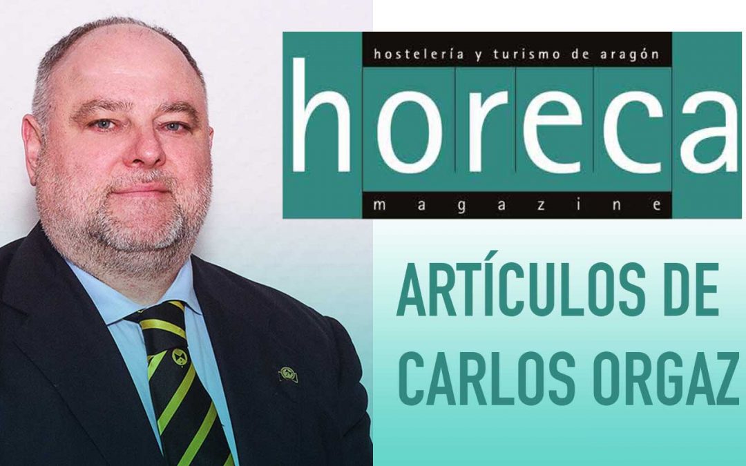 Carlos Orgaz en la revista de Horeca, julio de 2020